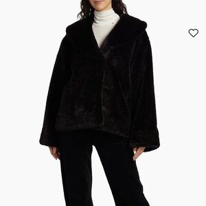 Annie Bing Faux Fur Shawl Collar Jacket - Mint Condition